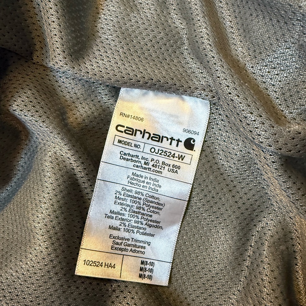 Carhartt Women's Bomber Jacket Light Blue Sz M - Picture 4 of 11